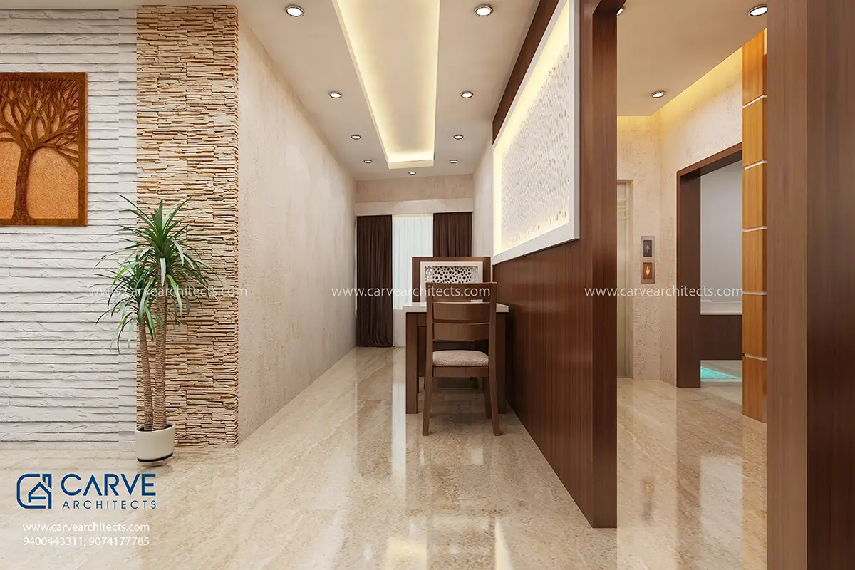 40. Single Dine Area, Interior design, Restaurant at Perambra, Kozhikode