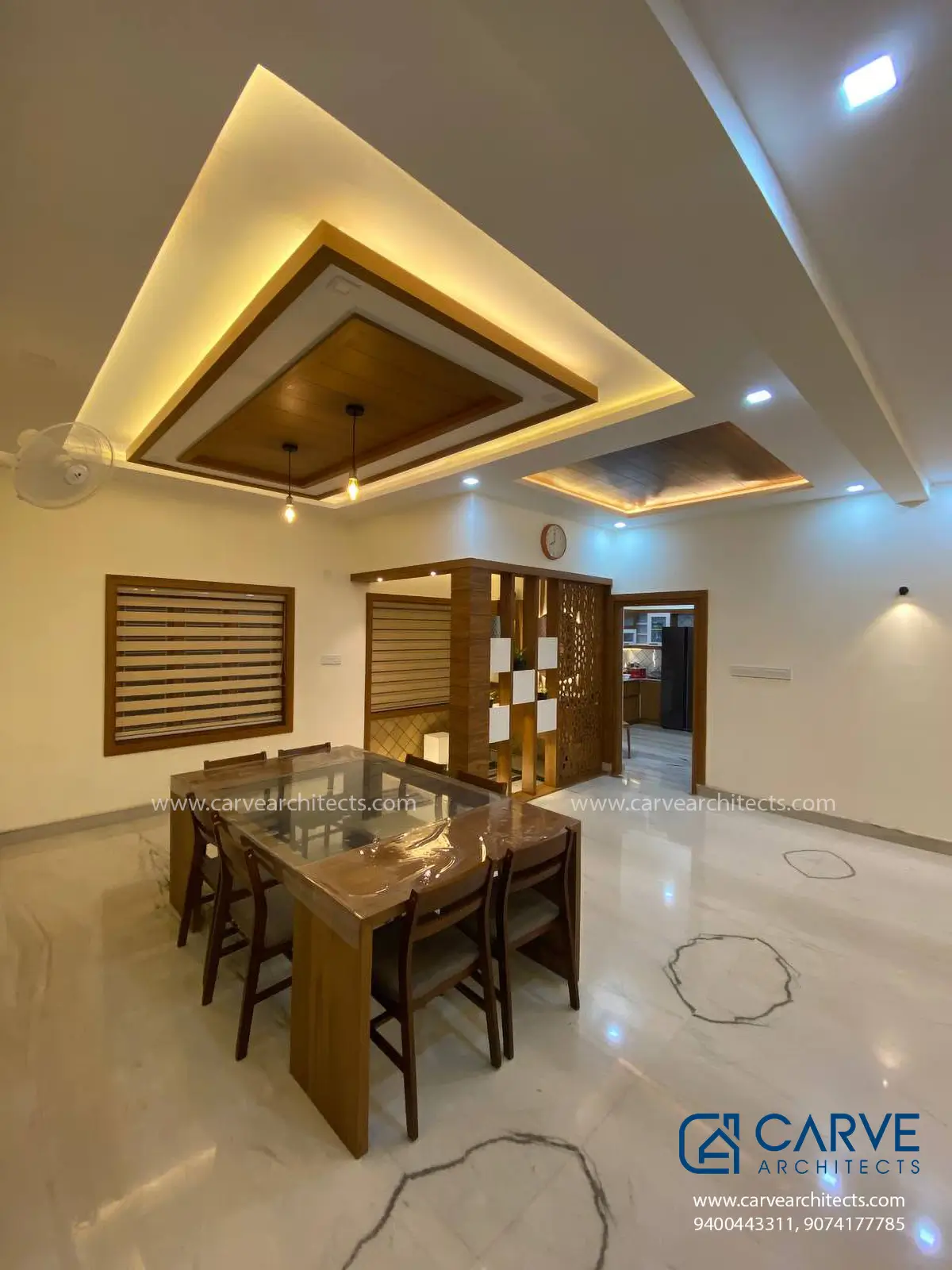 91. Interior Designs, Dinning Room, Residential Building, Rashid, Kuttiyadi, Kozhikode