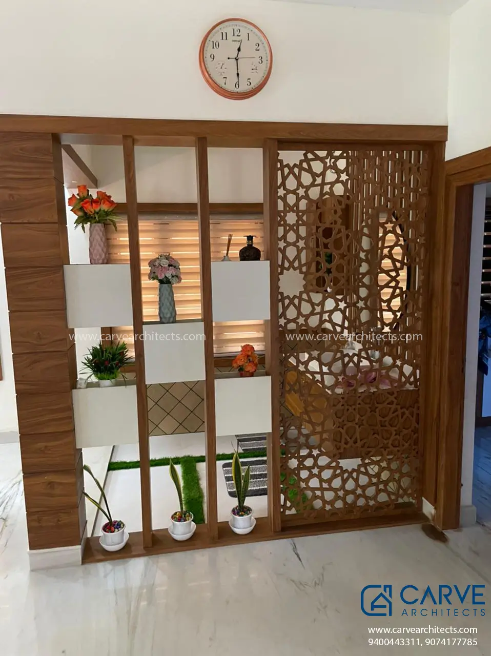 96. Interior Designs, Partition Wall, Room Divider Design, Residential Building, Rashid, Kuttiyadi, Kozhikode