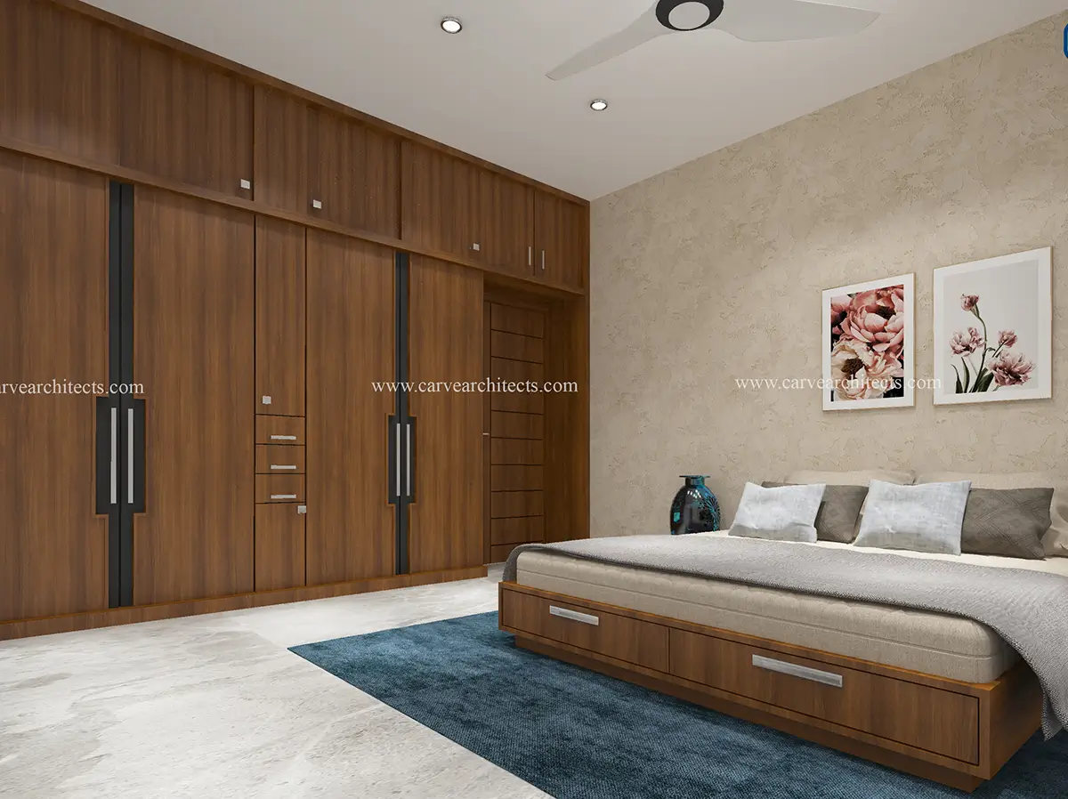 1200 sq ft house plans 3d - Space Optimization project